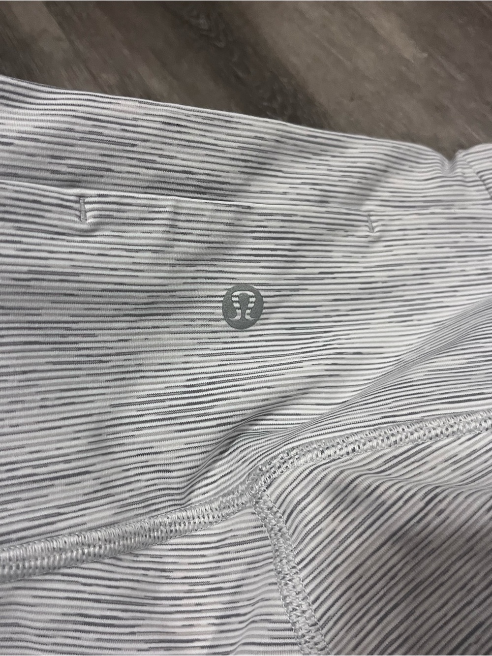 Lululemon Leggings - gray with mesh cutouts - Picture 3 of 4